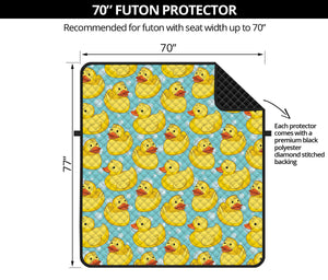 Cute Cartoon Duck Pattern Print Futon Protector