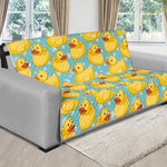 Cute Cartoon Duck Pattern Print Futon Protector