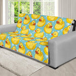 Cute Cartoon Duck Pattern Print Futon Protector