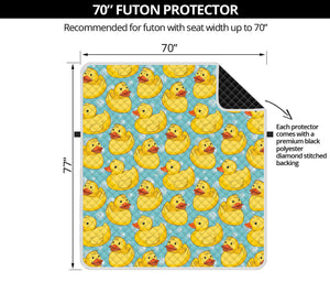 Cute Cartoon Duck Pattern Print Futon Protector