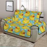 Cute Cartoon Duck Pattern Print Half Sofa Protector