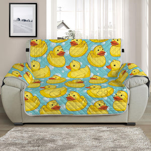 Cute Cartoon Duck Pattern Print Half Sofa Protector