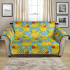 Cute Cartoon Duck Pattern Print Loveseat Protector