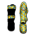 Cute Cartoon Duck Pattern Print Muay Thai Shin Guard