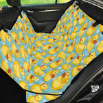 Cute Cartoon Duck Pattern Print Pet Car Back Seat Cover