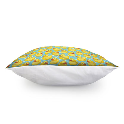 Cute Cartoon Duck Pattern Print Pillow Cover