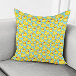 Cute Cartoon Duck Pattern Print Pillow Cover