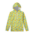 Cute Cartoon Duck Pattern Print Pullover Hoodie
