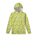 Cute Cartoon Duck Pattern Print Pullover Hoodie