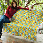 Cute Cartoon Duck Pattern Print Quilt