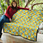 Cute Cartoon Duck Pattern Print Quilt