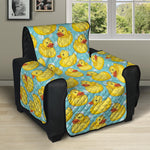 Cute Cartoon Duck Pattern Print Recliner Protector