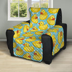 Cute Cartoon Duck Pattern Print Recliner Protector