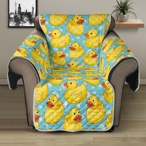 Cute Cartoon Duck Pattern Print Recliner Protector