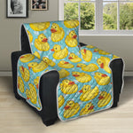 Cute Cartoon Duck Pattern Print Recliner Protector