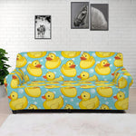 Cute Cartoon Duck Pattern Print Sofa Cover
