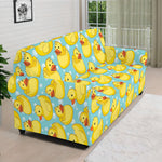 Cute Cartoon Duck Pattern Print Sofa Cover