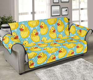 Cute Cartoon Duck Pattern Print Sofa Protector