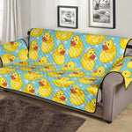 Cute Cartoon Duck Pattern Print Sofa Protector