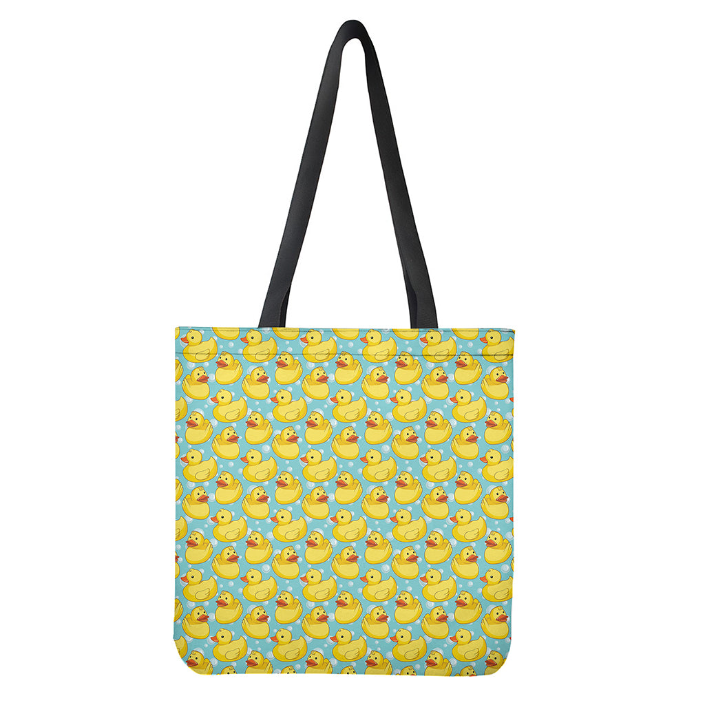 Cute Cartoon Duck Pattern Print Tote Bag