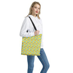 Cute Cartoon Duck Pattern Print Tote Bag