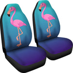 Cute Cartoon Flamingo Universal Fit Car Seat Covers GearFrost