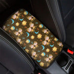 Cute Cartoon Gemini Pattern Print Car Center Console Cover