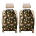 Cute Cartoon Gemini Pattern Print Car Seat Organizers