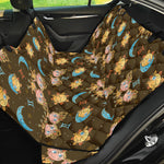 Cute Cartoon Gemini Pattern Print Pet Car Back Seat Cover