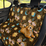 Cute Cartoon Gemini Pattern Print Pet Car Back Seat Cover