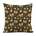 Cute Cartoon Gemini Pattern Print Pillow Cover