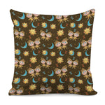 Cute Cartoon Gemini Pattern Print Pillow Cover