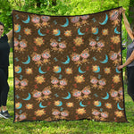 Cute Cartoon Gemini Pattern Print Quilt