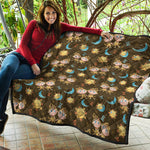 Cute Cartoon Gemini Pattern Print Quilt