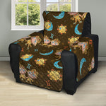 Cute Cartoon Gemini Pattern Print Recliner Protector