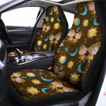 Cute Cartoon Gemini Pattern Print Universal Fit Car Seat Covers