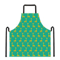 Cute Cartoon Giraffe Pattern Print Apron