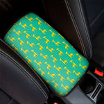 Cute Cartoon Giraffe Pattern Print Car Center Console Cover