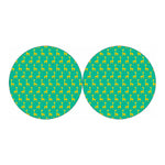 Cute Cartoon Giraffe Pattern Print Car Coasters