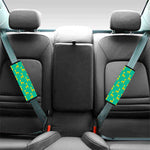 Cute Cartoon Giraffe Pattern Print Car Seat Belt Covers