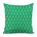 Cute Cartoon Giraffe Pattern Print Pillow Cover