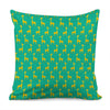 Cute Cartoon Giraffe Pattern Print Pillow Cover