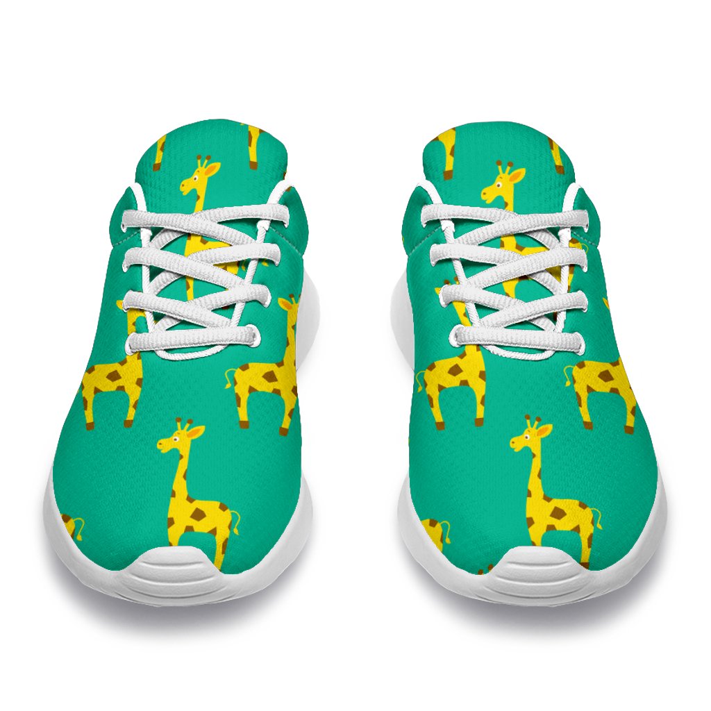 Cute Cartoon Giraffe Pattern Print Sport Shoes GearFrost