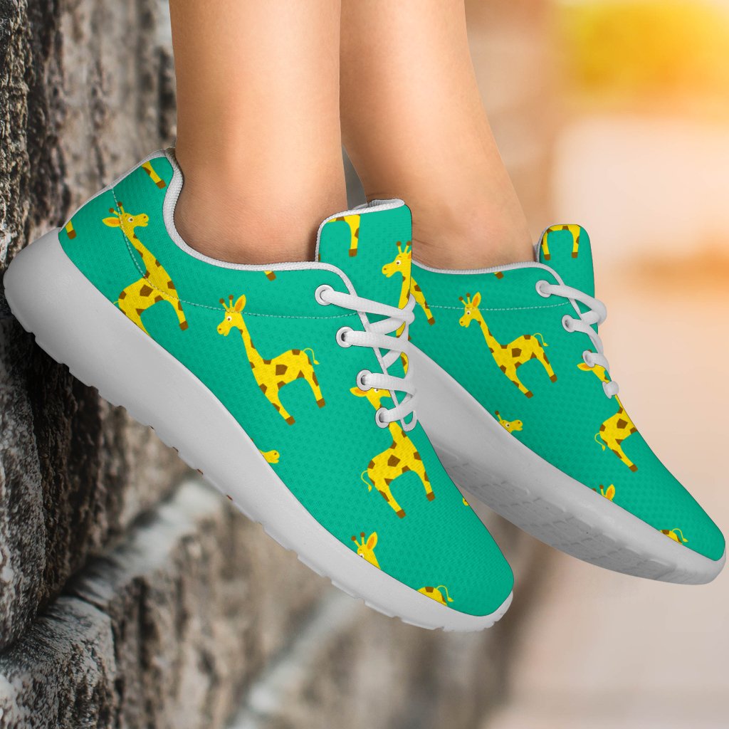Cute Cartoon Giraffe Pattern Print Sport Shoes GearFrost