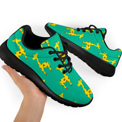 Cute Cartoon Giraffe Pattern Print Sport Shoes GearFrost