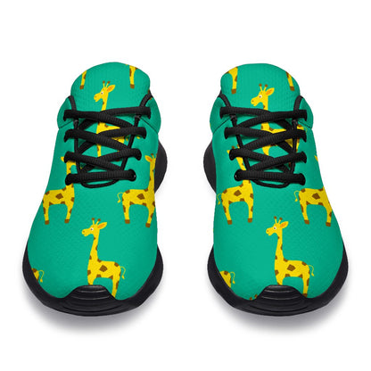 Cute Cartoon Giraffe Pattern Print Sport Shoes GearFrost