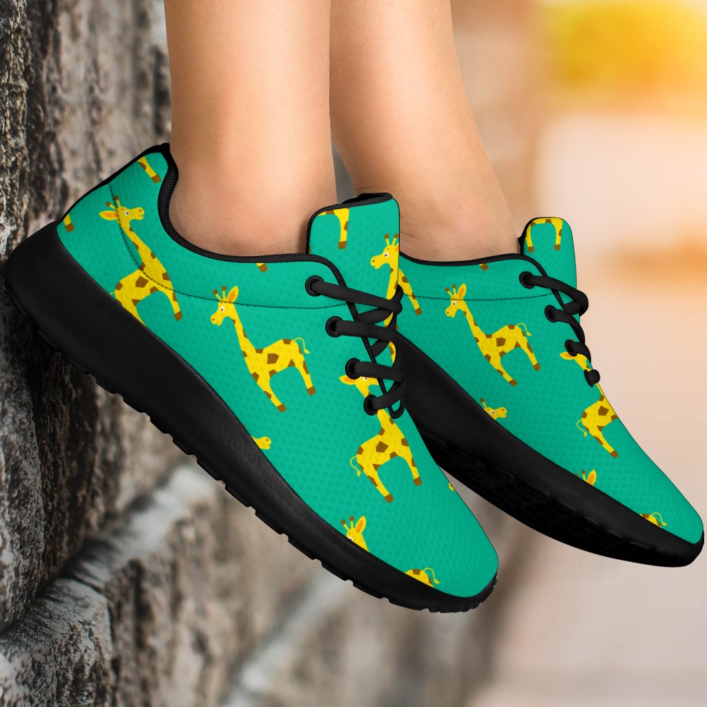 Cute Cartoon Giraffe Pattern Print Sport Shoes GearFrost