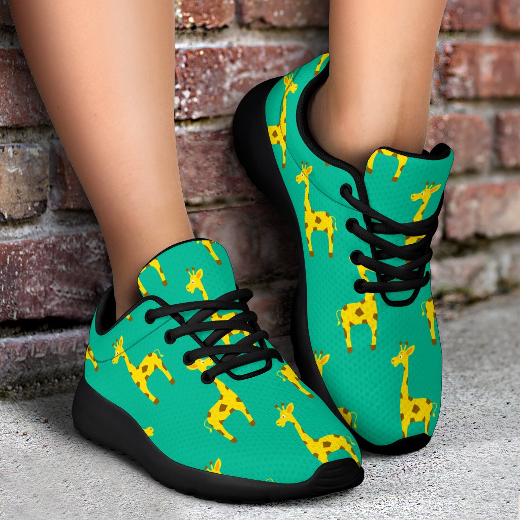 Cute Cartoon Giraffe Pattern Print Sport Shoes GearFrost