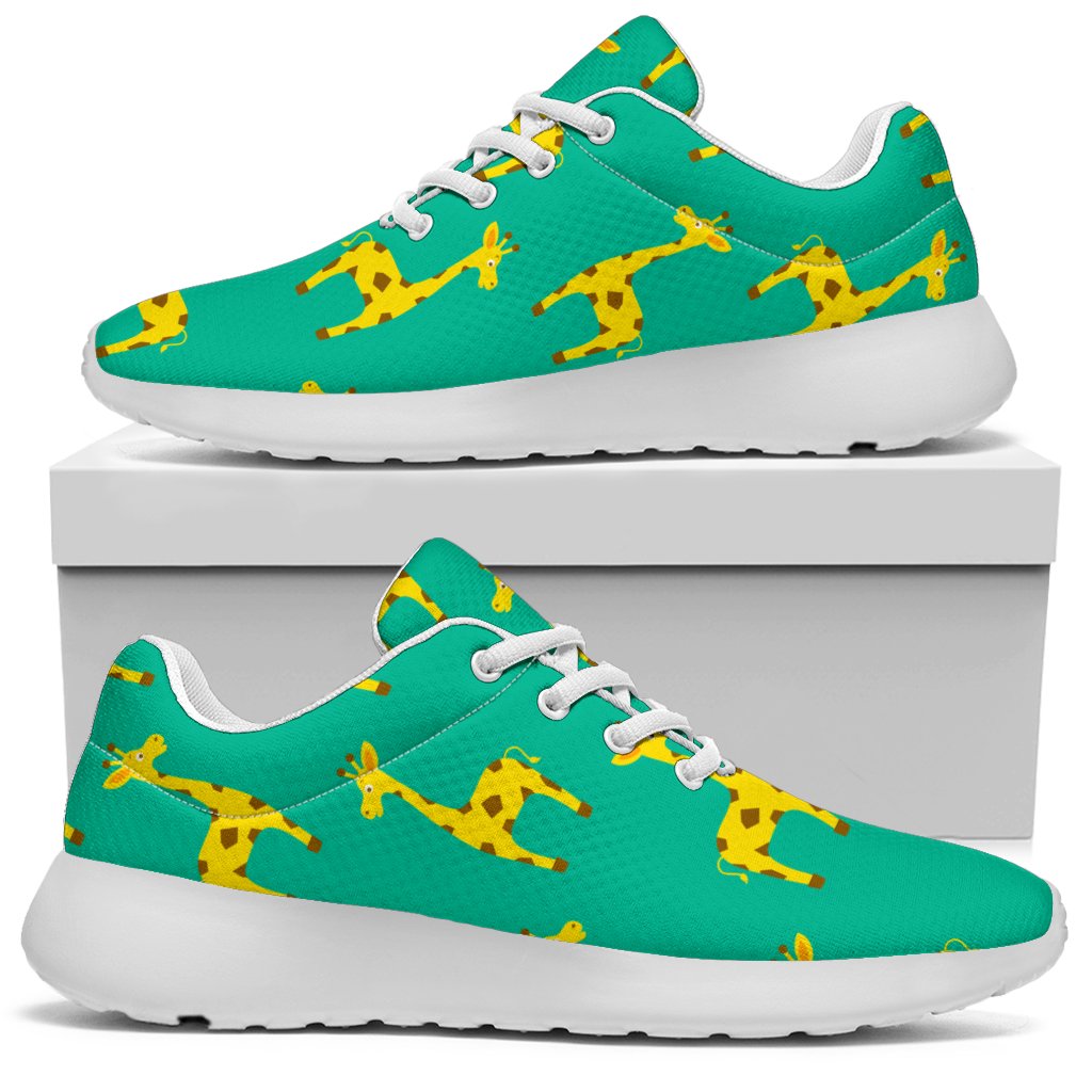 Cute Cartoon Giraffe Pattern Print Sport Shoes GearFrost
