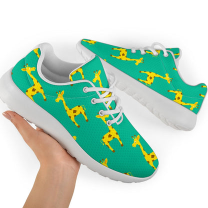 Cute Cartoon Giraffe Pattern Print Sport Shoes GearFrost